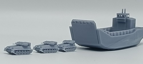 Landing craft lcu - craft, with