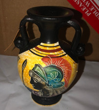 Greek AOHNA Pottery Amphora