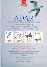 Post Office Poster - 1989 WELSH Birds PL(P) 3618 11/88 CG(W)