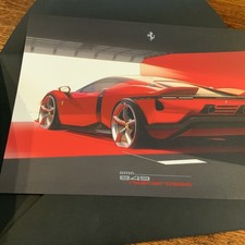 Ferrari 849 Testarossa UK LAUNCH October 28th Sales Flyer A3 Poster Very Rare^