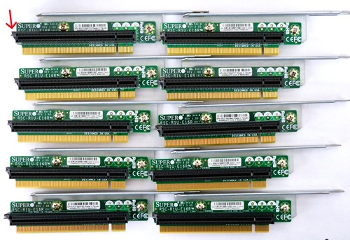10x supermicro rsc r1u e16r - 10x, rsc-r1u-e16r