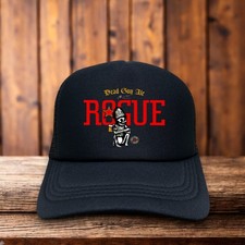 Rogue Ales Brewing Mens Trucker Hat Black Ashland Oregon Defunct IPA Beer Cap