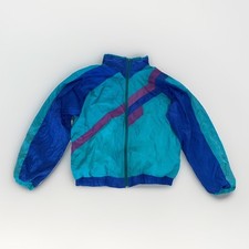 Vintage Retro Shell Suit Track Jacket Size L 1980’s