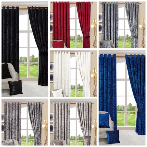 Luxury crushed velvet curtains - luxury,