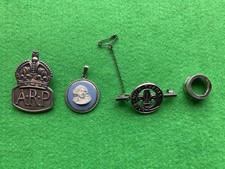 Hallmarked silver ARP badge