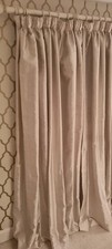 Gold silk / satin effect curtains 140cm wide by 230cm high