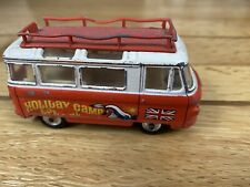 Play worn Corgi Toys Commer Bus 2500 Series Holiday Camper 