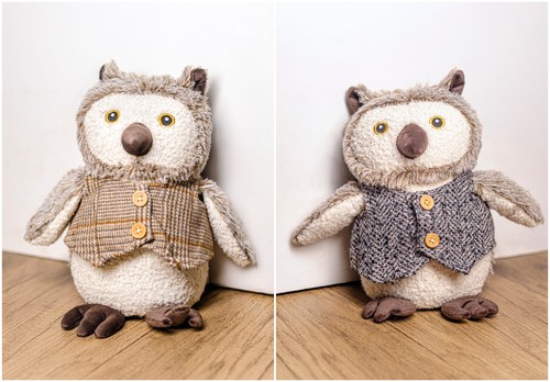 Owl door stop heavy - owl,