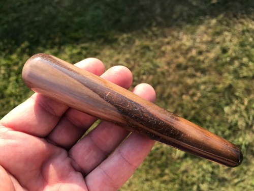Petrified wood wand 109 - petrified,