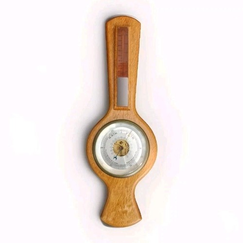 Vintage aneroid wall barometer - vintage,
