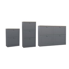 New Modern Grey 2 3 4 Drawer
