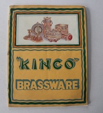 KInco Brassware Catalogue, 1929 - Vintage trade catalogue - SEE DESCRIPTION