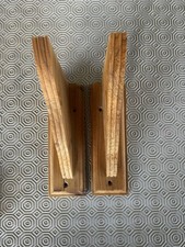 Wooden Shelf Brackets Set of 2