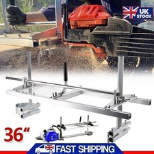 Portable Chainsaw Mill Planking Milling Lumber 14" to 36" Guide Bar Chain Saw UK