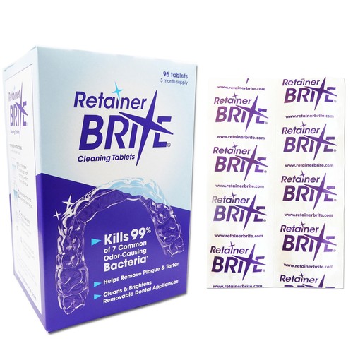 Retainer brite cleaning - retainer,