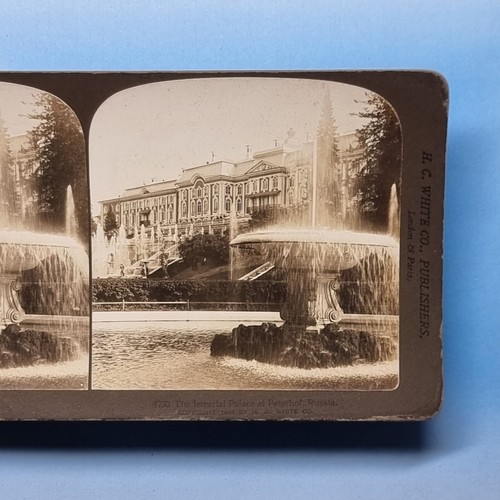 Peterhof stereoscope c1900 - peterhof,
