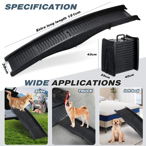 Folding pet ramp for dogs - pet,
