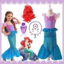 Girls Ariel Mermaid Costume