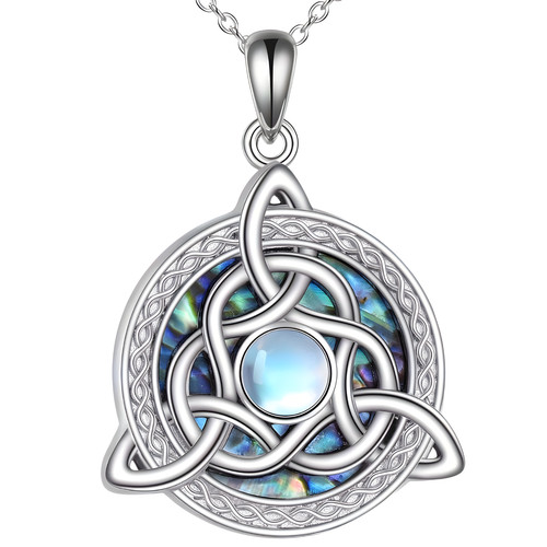 Trinity knot moonstone - trinity,