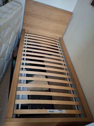 Ikea malm single bed - malm, oak