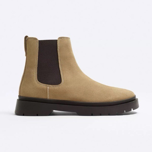Zara men beige suede - men’s,