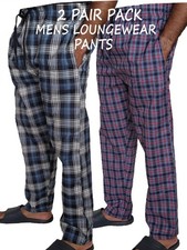 2 PACK Mens Lounge Pants Woven