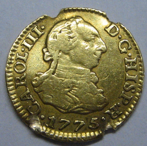 1775 madrid escudo charles - 1/2,