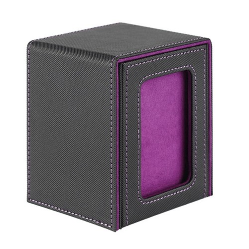 Leather card deck organiser - card,