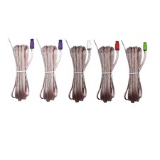 5x Speaker SubWoofer Sound Red