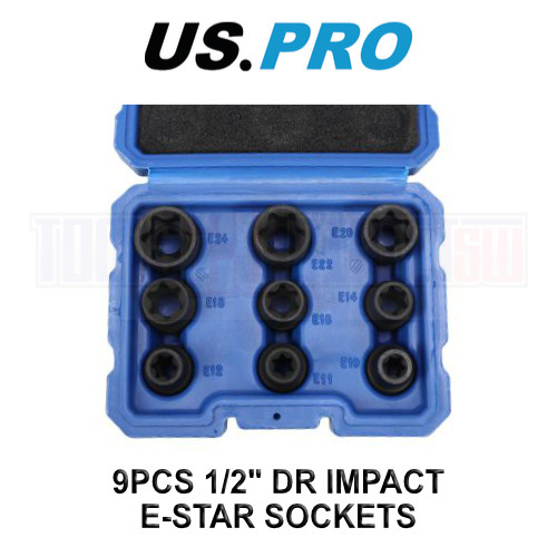 Pro tools 9pcs dr - tools, 1/2"