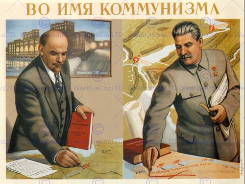 Propaganda lenin stalin soviet - lenin,