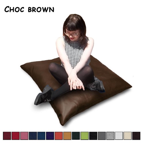 Cushion beanbag faux leather - cushion,