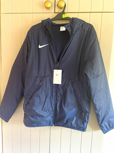 Nike men blue hooded - men's, s