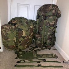 British Army 100L Bergan Pouches Other Arms Rucksacks Yoke Straps Bergen 30L NI