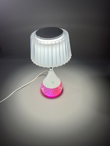 Crystal led table lamp with - crystal,