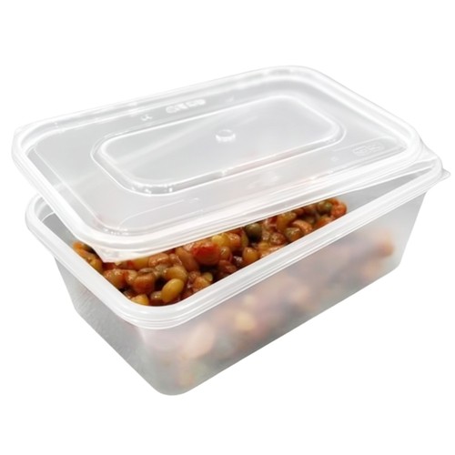 Containers with lids clear - with,