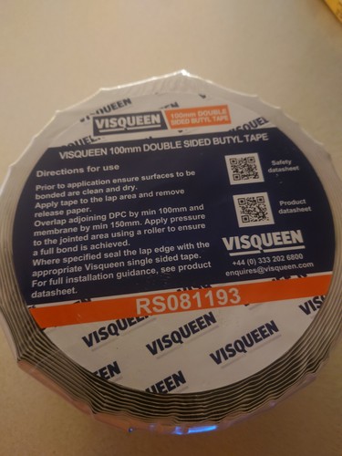 Visqueen 100mm double sided - ,