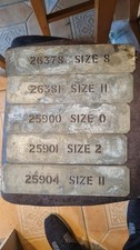 5 Tin Crate Stencils Military