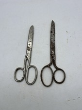 2x Vintage Sheffield Scissors