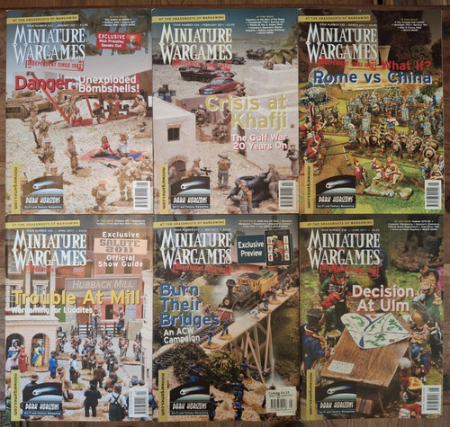 Miniature wargames magazine