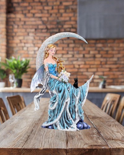 Fairy figurine moon - on, with