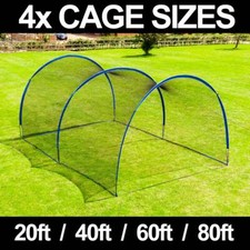 FORTRESS Pop-Up Cricket Batting Net - Garden Cricket Cage Home Batting Net