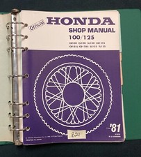 OEM Honda 1981 CB100 CL100