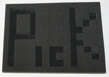 Pick and Pluck Packaging Foam Camera Case Tray Insert - N Gauge  - 360mm x 265mm