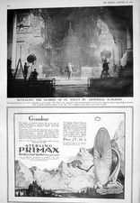 Old Print 1925 St. Paul'S Cathedral Primax Speaker Aeolian Pianola Piano 20th