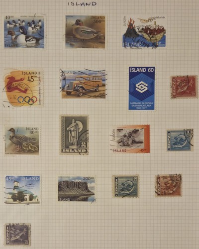 Iceland stamp lot - stamp,