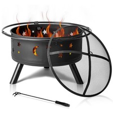 30" Outdoor Wood Burning Metal