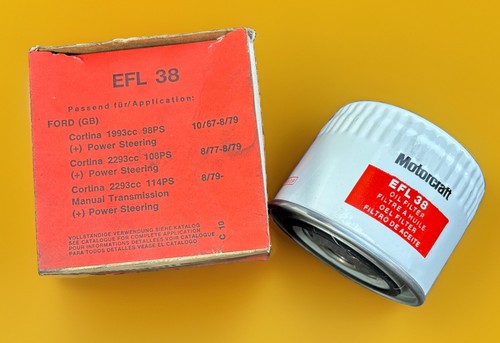 Ford efl38 oil filter cortina - efl38,