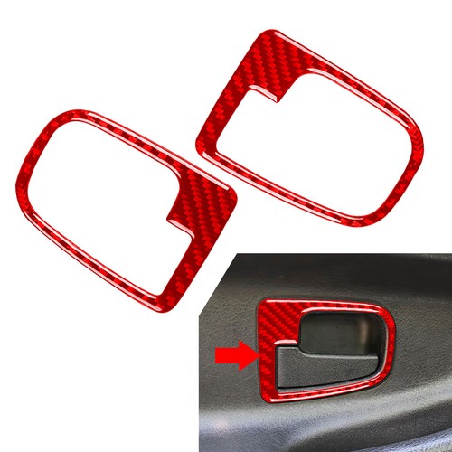 Carbon fiber red interior - carbon, door