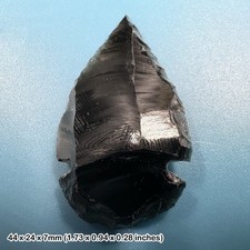 Obsidian Black Arrowhead